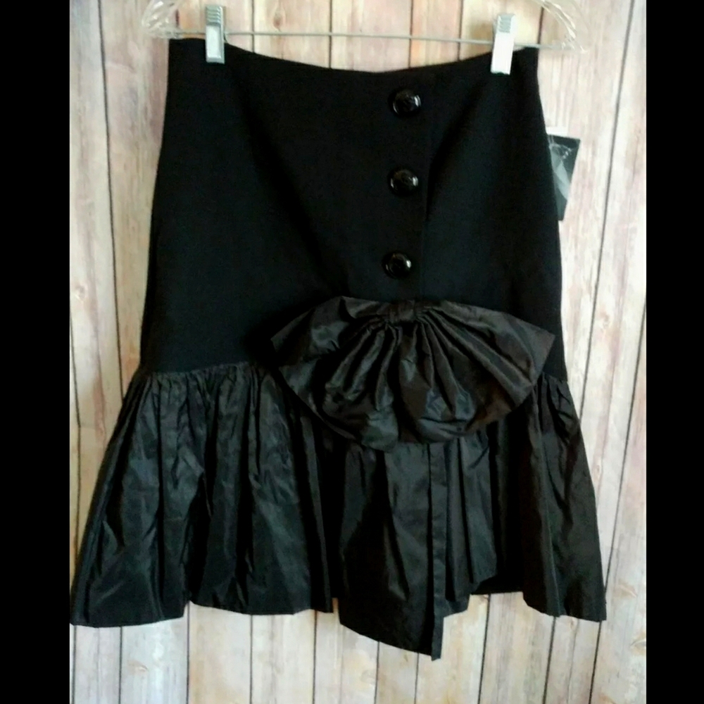 Teri Jon Rickie Freeman womans Black A line flare